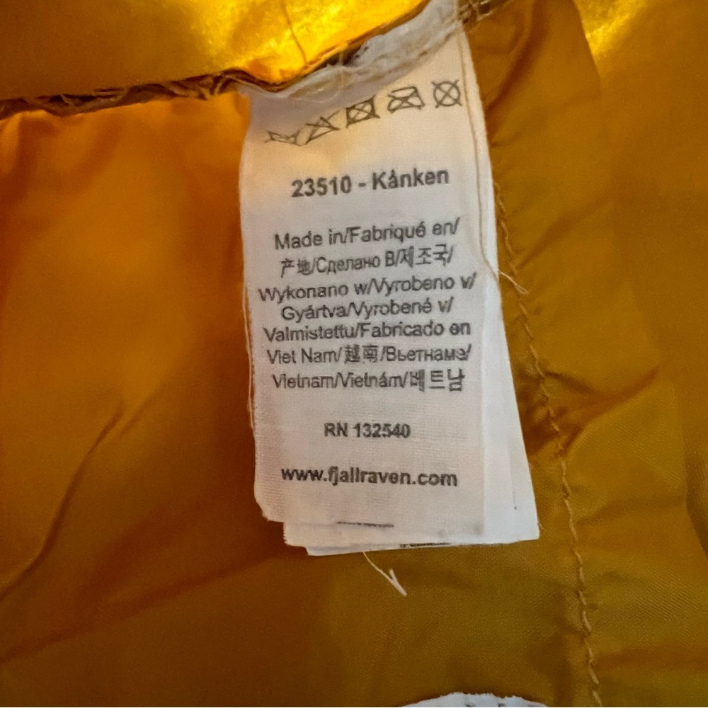 Fjallraven Kanken Backpack - Mustered Yellow - Picture 10 of 13